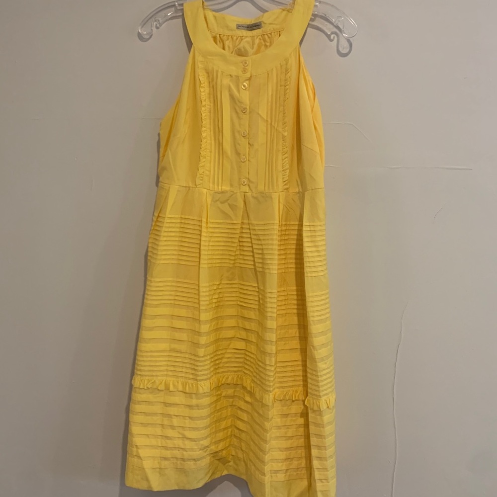Sleeveless dress sz 10 sunshine yellow
